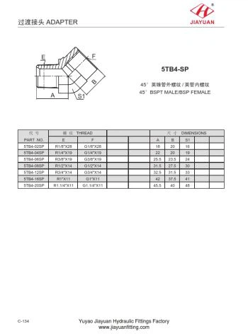 Mand BSPT Kvinde BSP Albue Fittings